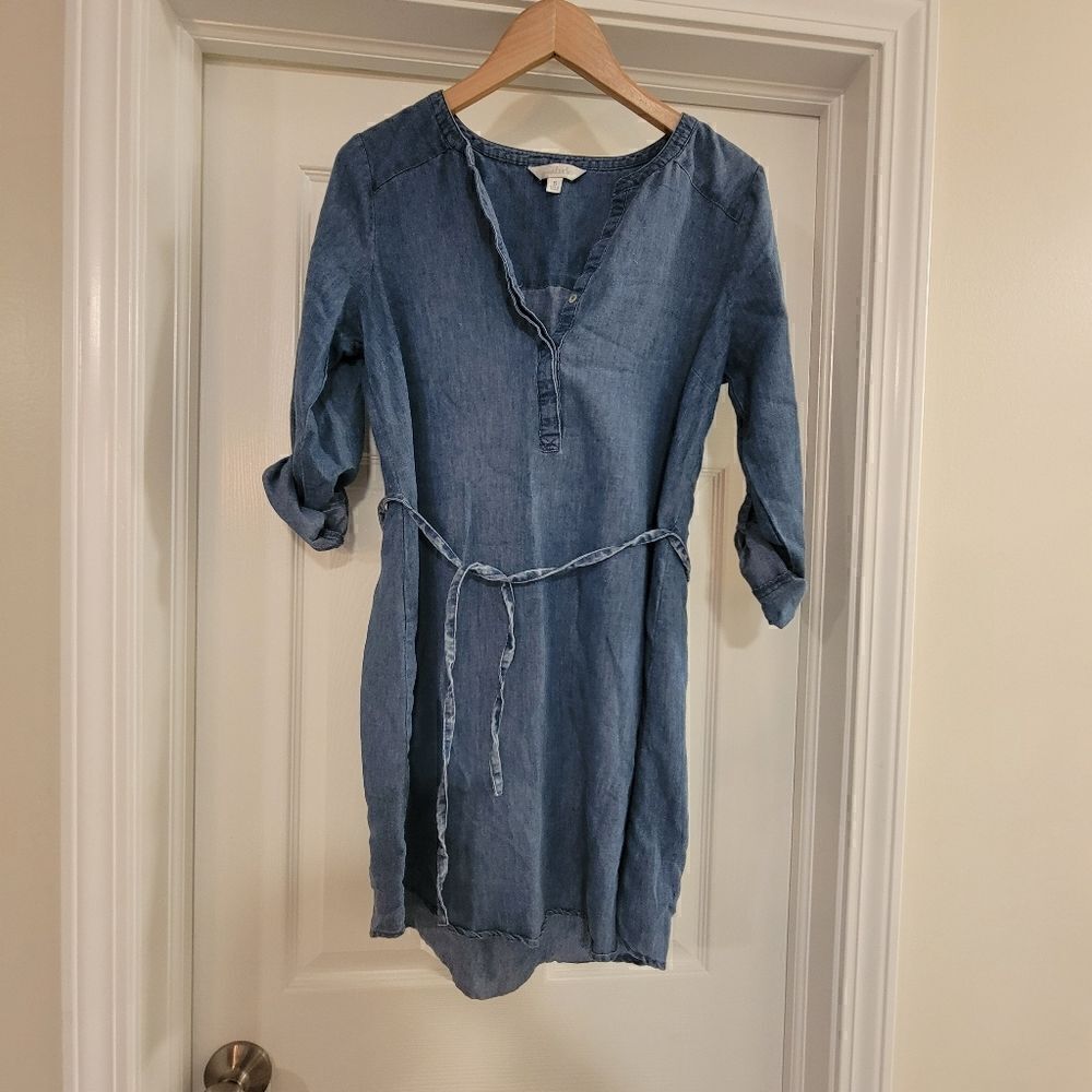 Charming Charlie Chambray Dress size small